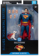 DC Multiverse Superman Movie 7 Inch Action Figure Deluxe - Superman with Krypto
