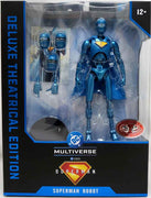 DC Multiverse Superman Movie 7 Inch Action Figure Deluxe Exclusive - Superman Robot Red Platinum