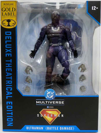 DC Multiverse Superman Movie 7 Inch Action Figure Deluxe Exclusive - Ultraman Battle Damaged Gold Label