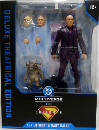 DC Multiverse Superman Movie 7 Inch Action Figure Deluxe - Lex Luthor & Baby Kaiju