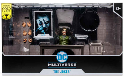 DC Multiverse The Dark Knight 7 Inch Action Figure Box Set Exclusive - The Joker (Jail Cell Variant) Gold Label