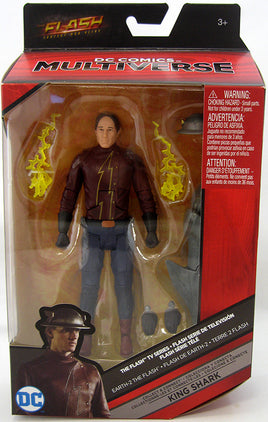 DC Multiverse 6 Inch Action Figure King Shark Series - The Flash CW Earth 2 Flash #1 of 6