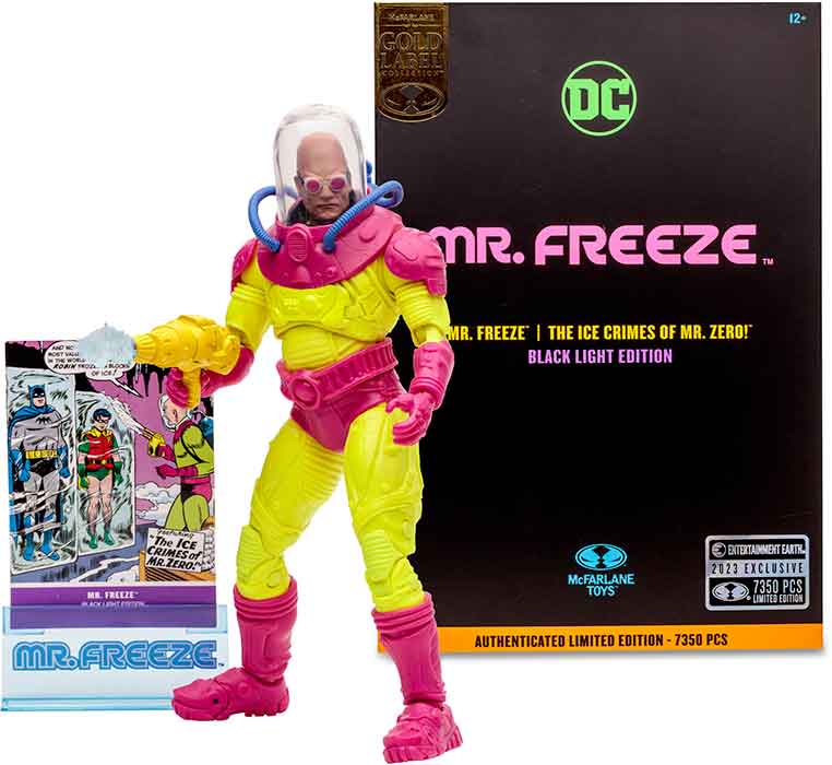 【限定】Mr. Freeze ブラックライトエディション Amazon.com: McFarlane Toys DC Mr. Freeze Black Light 7-in