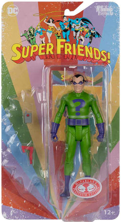 DC Retro Super Friends 6 Inch Action Figure Wave 1 Exclusive - The Riddler Red Platinum