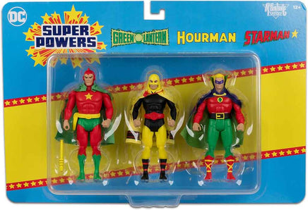 DC Super Powers 4 Inch Action Figure 3-Pack - (Green Lantern - Hourman - Starman)