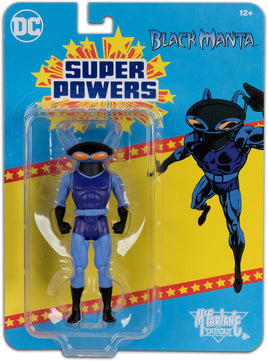 DC Super Powers 4 Inch Action Figure Wave 10 Crowdfunded Exclusive - Black Manta Purple Suit