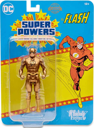 DC Super Powers 4 Inch Action Figure Wave 6 - The Flash Gold Variant