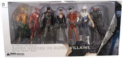 DC The New 52 6 Inch Action Figure Box Set Series - Super Heroes vs Super Villains 7-Pack