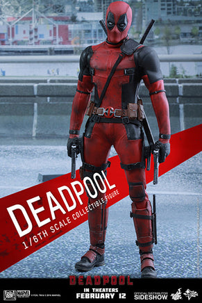 Deadpool 12 Inch Action Figure Movie Masterpiece 1/6 Scale Series - Deadpool Hot Toys (Previously Opened Packaging)