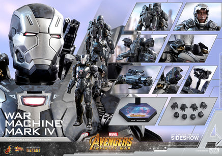 Die Cast Avengers Infinity War 12 Inch Action Figure MMS 1/6 Scale Series - War Machine Mark IV Hot Toys 903796