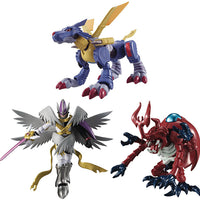 Digimon Adventure 3 Inch Action Figure Shokugan - Set of 3 (MetalGarurumon - MagnaAngemon - MegaKabuterimon)