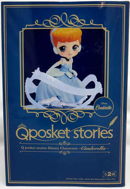 Disney Characters Stories 3.75 Inch Static Figure Q-Posket - Cinderella Ver A