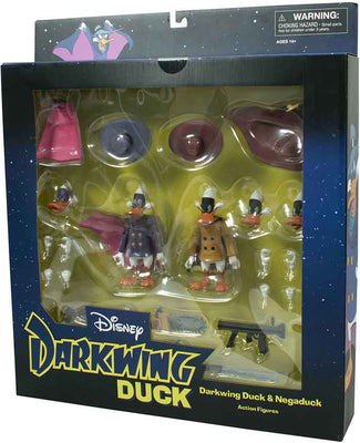 Disney Darkwing Duck 5 Inch Action Figure Box Set - Darkwing Duck & Negaduck