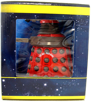 Doctor Who 9 Inch Piggy Bank - Red Dalek Talking Money Bank