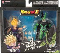 Dragonball Super 6 Inch Action Figure Dragon Stars 2-Pack - Super Saiyan 2 Gohan vs. Cell