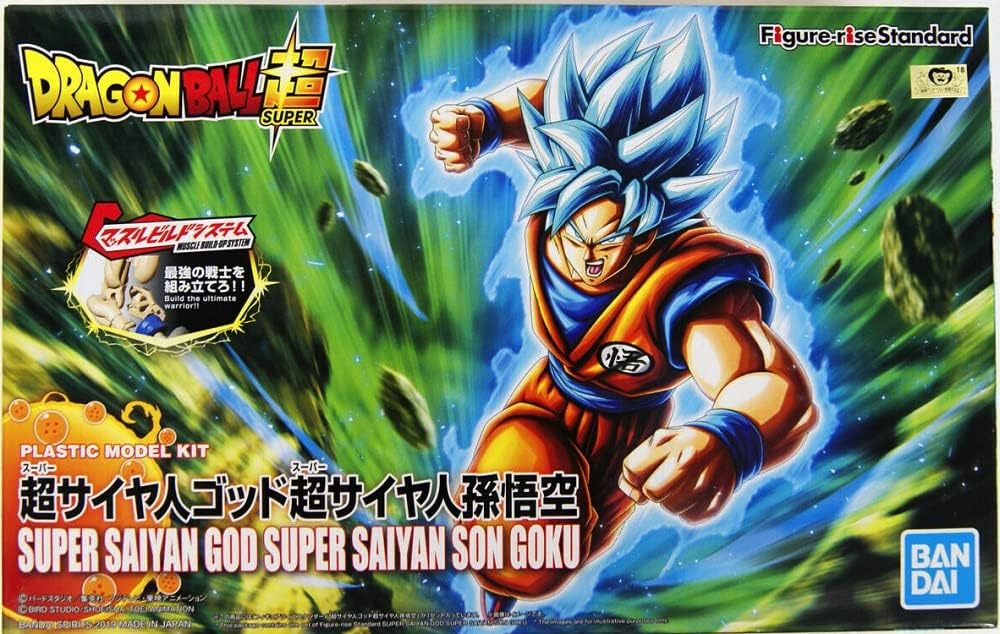 Dragonball Super 6 Inch Model Kit Figure-Rise - Super Saiyan Blue Goku