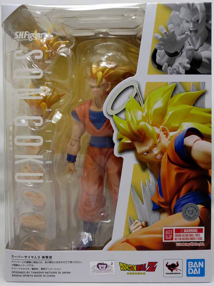 Dragonball Super 6 Inch Action Figure S.H. Figuarts - Super Saiyan 3 Son Goku (Reissue V2)