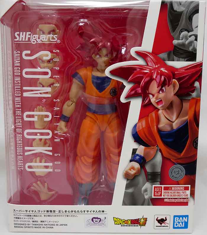 Dragonball Super 6 Inch Action Figure S.H. Figuarts - Super Saiyan God Son Goku