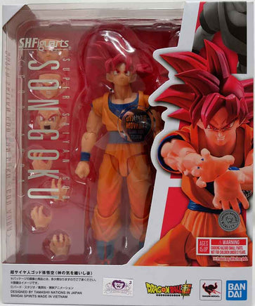 Dragonball Super 6 Inch Action Figure S.H. Figuarts - Super Saiyan God Son Goku (God Aura)