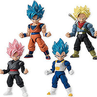 Dragonball Super 3 Inch Mini Figurines Shokugan 66 Series - Set of 4 (#01 to #04)