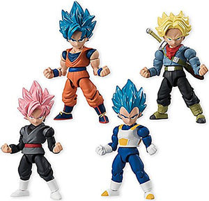 Dragonball Super 3 Inch Mini Figurines Shokugan 66 Series - Set of 4 (#01 to #04)