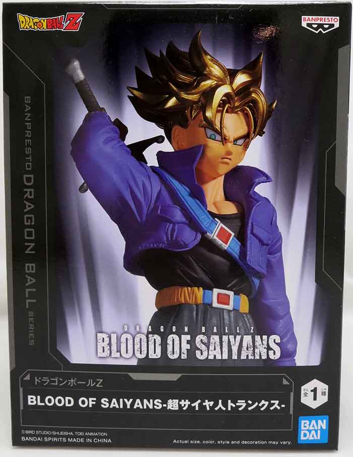 Dragonball Z 6 Inch Static Figure Blood Of Saiyans - Super Saiyan Trunks