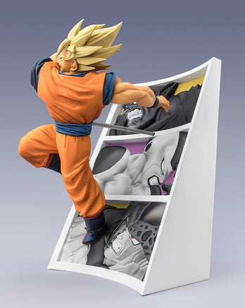 Dragonball Z 7 Inch Statue Figure FiguartsZERO - Super Saiyan Son Goku Trail of Battles