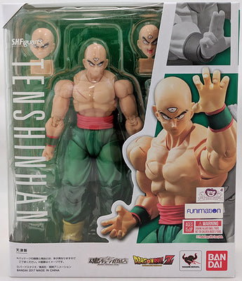 Dragonball Z 6 Inch Action Figure S.H. Figuarts - Tien Shinhan (Shelf Wear Packaging)