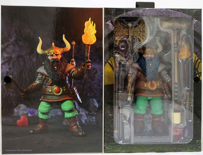 Dungeons and Dragons 7 Inch Action Figure Ultimate - Elkhorn the Good Dwarf Fighter