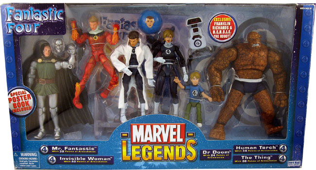 FANTASTIC FOUR Marvel Legends 5-Figure Boxed Set (Sub