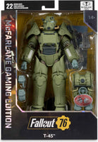 Fallout 76 7 Inch Action Figure Exclusive - T-45 Military Armor Red Platinum