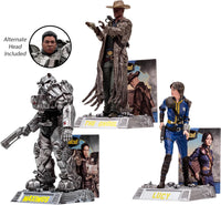 Fallout Movie Maniacs 6 Inch Static Figure Box Set Exclusive - Lucy & Maximus & The Ghoul Gold Label