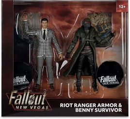 Fallout New Vegas 7 Inch Action Figure 2-Pack - Riot Ranger Armor and Benny