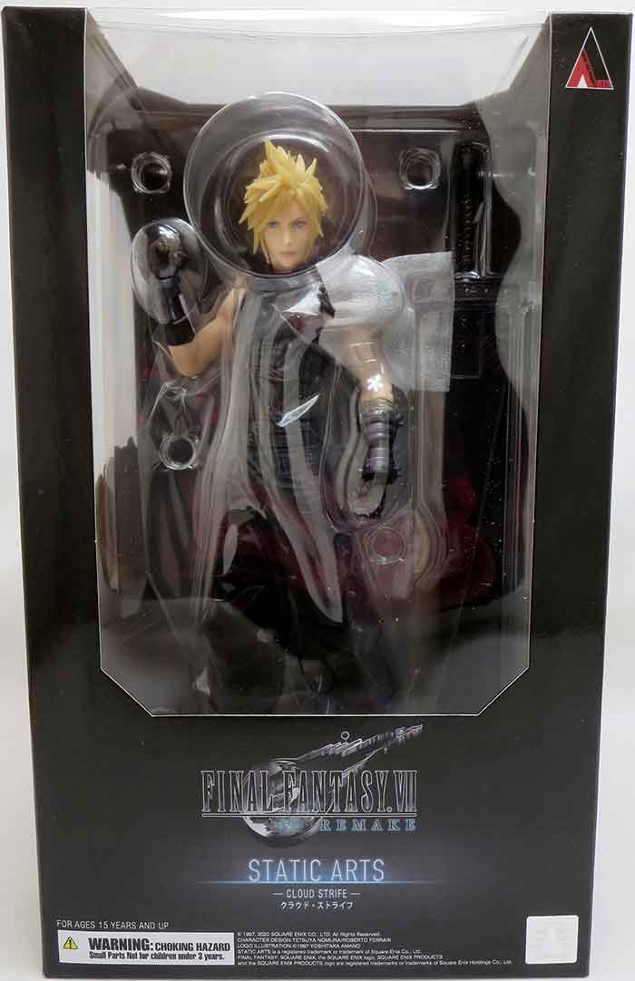 Square-enix Final Fantasy VII Remake Cloud Strife Static Arts