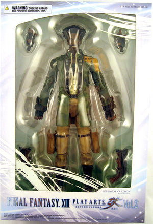 Final Fantasy XIII 8 Inch Action Figure Play Arts Series Square Enix - Sazh Katzroy