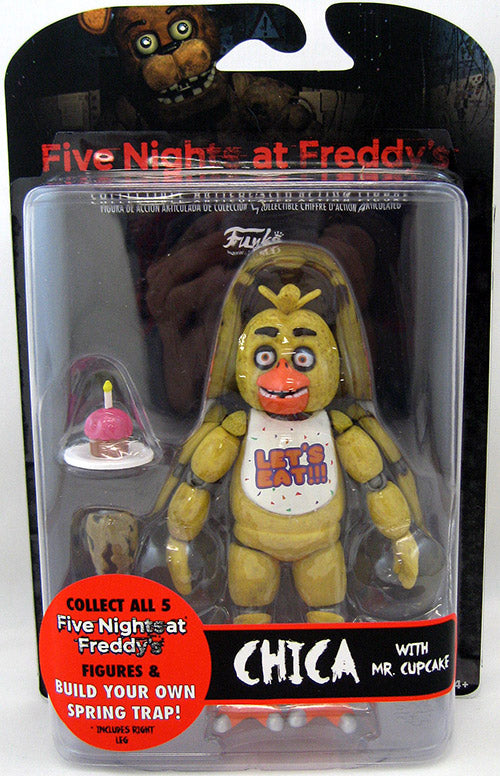 Five Nights At Freddy's 6 Inch Action Figure Spring Trap Series - Chica