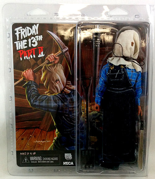 Friday The 13th Part 2 8 Inch Action Figure Retro Series - Sack On Head Jason