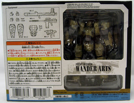 Front Mission 1st 4.5 Inch Action Figure Wander Arts - Zenith Arid Camo Variant
