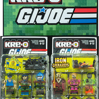 G.I. Joe 50th Anniversary 2 Inch Action Figure Box Set Exclusive - Kreo Construction Commandos Pack SDCC 2015