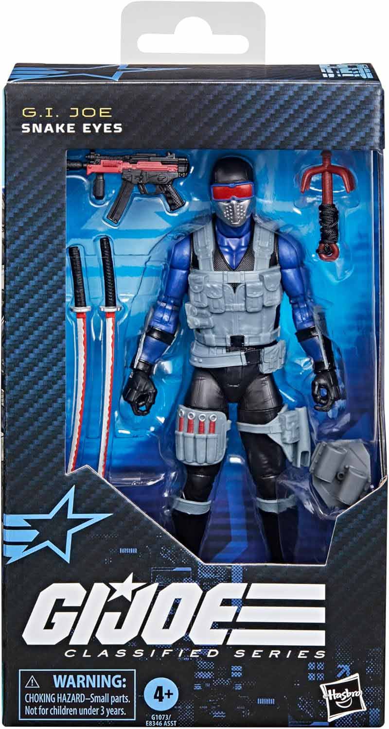G.I. Joe Classfied 6 Inch Action Figure Wave 22 - Snake Eyes V4