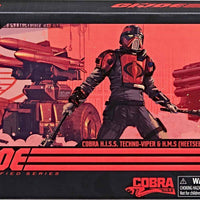 G.I. Joe Classified 6 Inch Action Figure Deluxe Exclusive - Cobra H.I.S.S. Techno Viper & HMS (Heetseek Missile System)