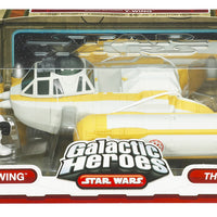 Galactic Heroes 2 Inch Action Figure Cinema Scene (2010 Wave 1) Hasbro Toys - Shadow Squadron Y Wing