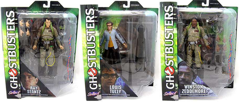 Ghostbusters Select 7 Inch Action Figure Series 1 - Set of 3