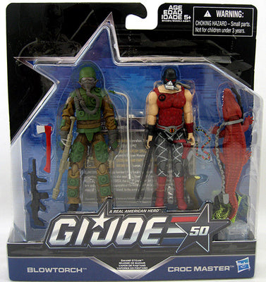 G.I. Joe 50th Anniversary 3.75 Inch Action Figure 2-Pack Wave 3 Exclusive - Swamp Steam