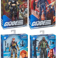 G.I. Joe Classified 6 Inch Action Figure Series 3 - Set of 4 (Zartan - Infantry - Scarlett V2 - Roadblock V2)