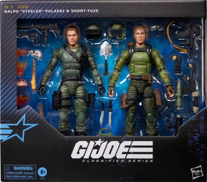 G.I. Joe Classified 6 Inch Action Figure 2-Pack - Ralph Steeler Pulaski & Short-Fuze Reissue