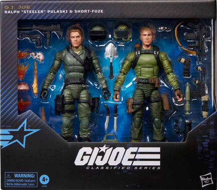 G.I. Joe Classified 6 Inch Action Figure 2-Pack Exclusive- Ralph Steeler Pulaski & Short-Fuze