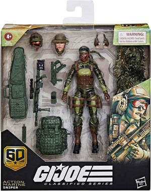 G.I. Joe Classified 6 Inch Action Figure 60th Anniversary Deluxe - Action Marine Sniper