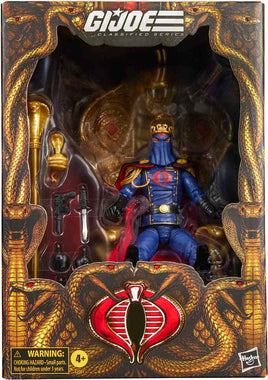 G.I. Joe Classified 6 Inch Action Figure - Cobra Commander on Throne #221 (Regalia First Batch Error See Description)
