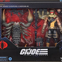 G.I. Joe Classified 6 Inch Action Figure Deluxe - Cobra Desert Scorpion & SKRP10N-25 #180